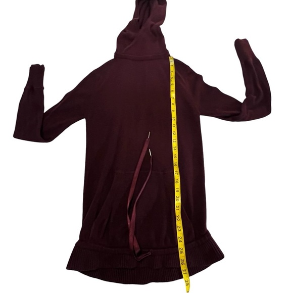 Lululemon Sweet Savasana Pullover Hooded Sweater Heathered Bordeaux Size 4 - Picture 8 of 16